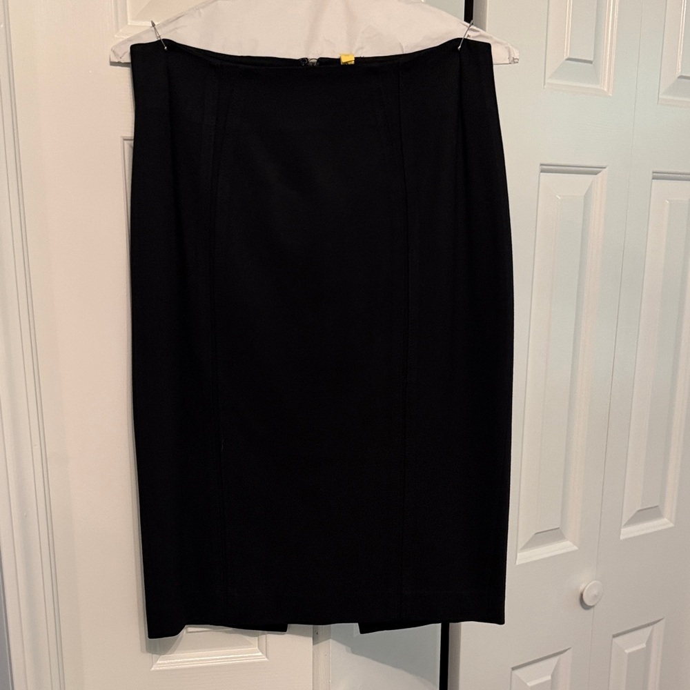 White House Black Market Black Tailored Pencil Skirt